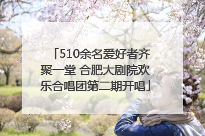 510余名爱好者齐聚一堂 合肥大剧院欢乐合唱团第二期开唱