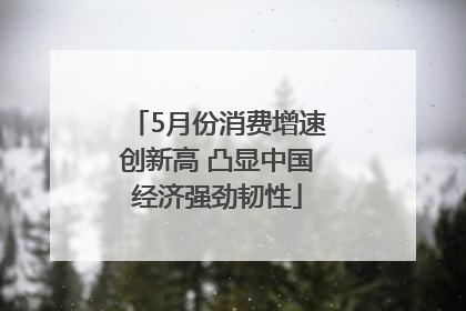 5月份消费增速创新高 凸显中国经济强劲韧性