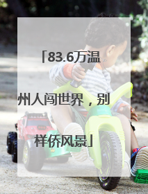 83.6万温州人闯世界，别样侨风景